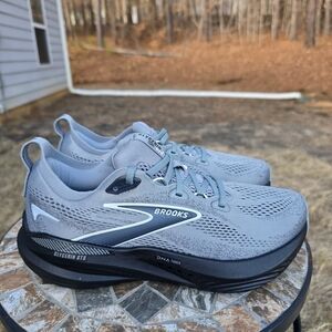 Brooks Glycerin GTS 22 1104461D078 Gray Running Shoes Sneakers Men Size 7.5 D